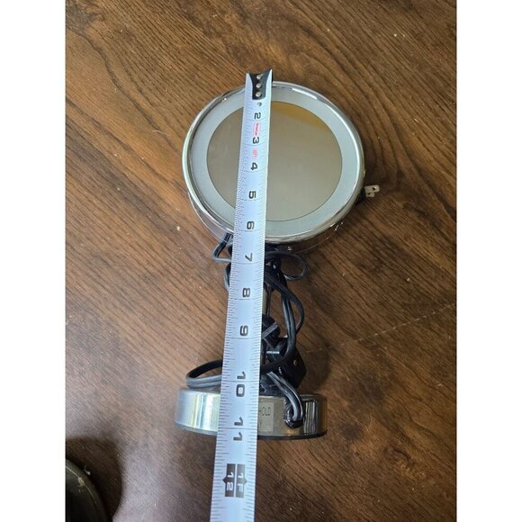 Countertop LED Makeup Mirrors,6 Inch Double Sided Lights Brass Adjustable Standi - Picture 13 of 13